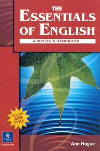 Cover image for ESSENTIALS OF ENGLISH      N/E BOOK WITH APA STYLE  150090