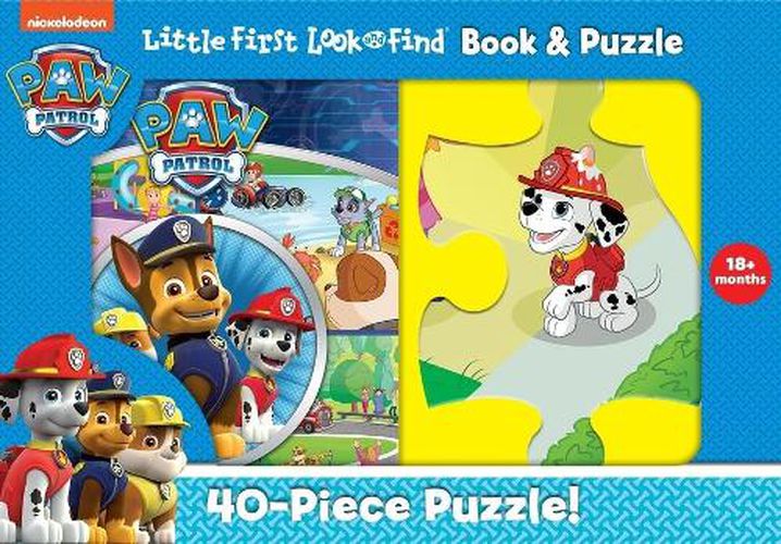 Cover image for Nickelodeon Paw Patrol: Little First Look and Find Book & Puzzle