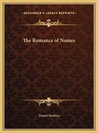 Cover image for The Romance of Names