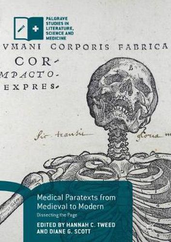 Cover image for Medical Paratexts from Medieval to Modern: Dissecting the Page