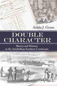 Cover image for Double Character: Slavery and Mastery in the Antebellum Southern Courtroom