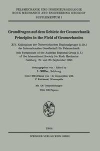 Cover image for Grundfragen Auf Dem Gebiete Der Geomechanik / Principles in the Field of Geomechanics