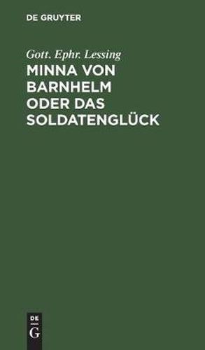 Cover image for Minna von Barnhelm oder das Soldatengluck