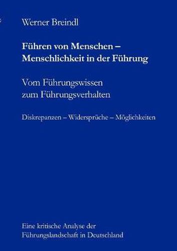 Cover image for Fuhren von Menschen - Menschlichkeit in der Fuhrung: Vom Fuhrungswissen zum Fuhrungsverhalten