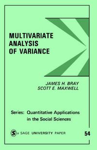 Cover image for Multivariate Analysis of Variance