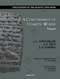 Cover image for A Concordance of Ugaritic Words (vol 1)