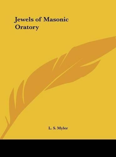 Cover image for Jewels of Masonic Oratory
