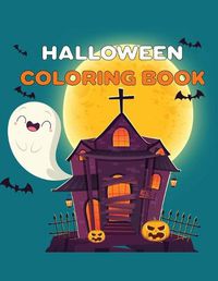 Cover image for Halloween Coloring Book: Color Pages for Kids, Gift, Halloween Activity Books