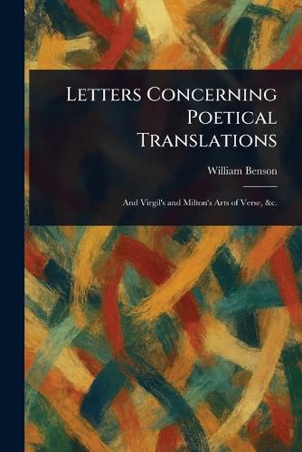 Cover image for Letters Concerning Poetical Translations