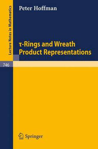 Cover image for Tau-Rings and Wreath Product Representations