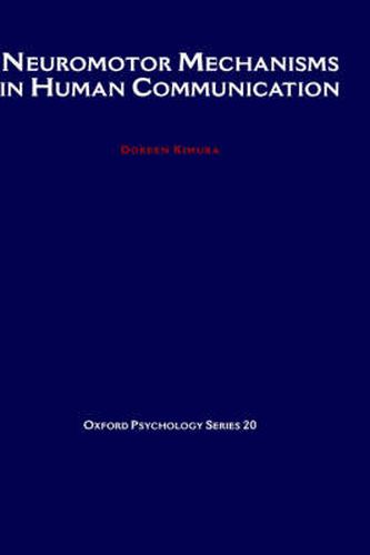 Cover image for Neuromotor Mechanisms in Human Communication