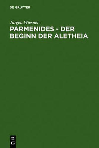 Cover image for Parmenides - der Beginn der Aletheia