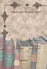 Cover image for Shall this Nation Die?