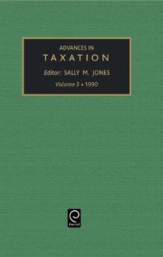 Cover image for Advances in Taxation