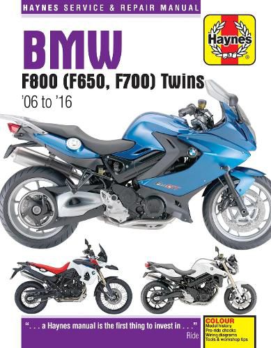 Cover image for BMW F800 (F650, F700) Twins (06 - 16) Update