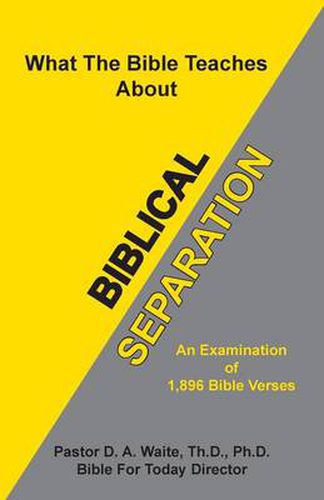 Cover image for Biblical Separation