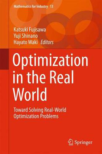 Cover image for Optimization in the Real World: Toward Solving Real-World Optimization Problems