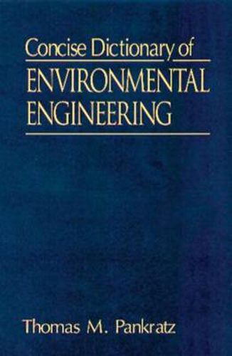 Cover image for Concise Dictionary of Environmental Engineering