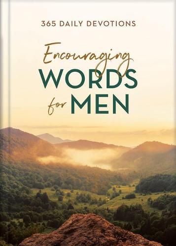 Cover image for Encouraging Words for Men: 365 Daily Devotions