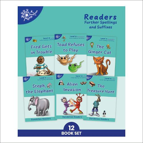 Cover image for Phonic Books Dandelion Readers Further Spellings and Suffixes Level 4