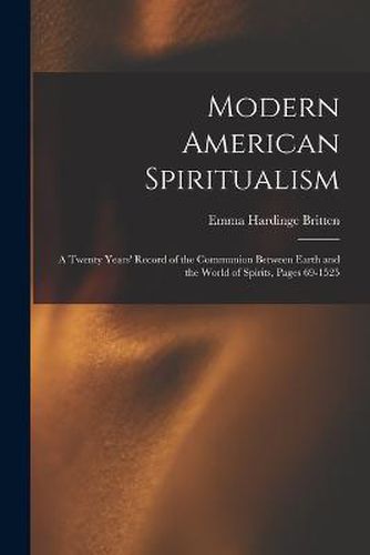 Modern American Spiritualism