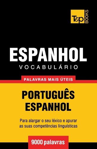 Cover image for Vocabulario Portugues-Espanhol - 9000 palavras mais uteis