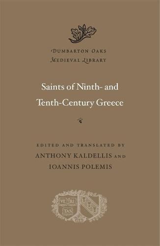 Cover image for Saints of Ninth- and Tenth-Century Greece