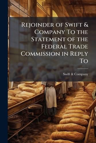 Cover image for Rejoinder of Swift & Company to the Statement of the Federal Trade Commission in Reply to