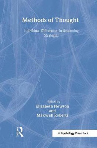 Cover image for Methods of Thought: Individual Differences in Reasoning Strategies