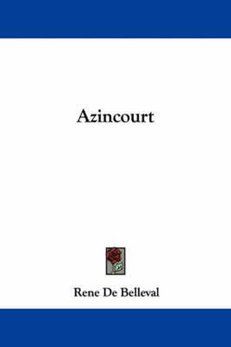 Cover image for Azincourt