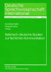 Cover image for Italienisch-Deutsche Studien Zur Fachlichen Kommunikation