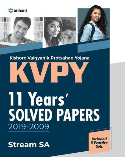 Cover image for Kvpy 11 Years Solved Papers 2019-2009 Stream Sa