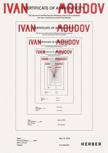 Cover image for Ivan Moudov: Certificate of Authenticity