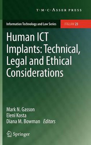 Cover image for Human ICT Implants: Technical, Legal and Ethical Considerations