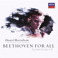 Cover image for Beethoven Symphonies 1-9 5cd Beethoven For All