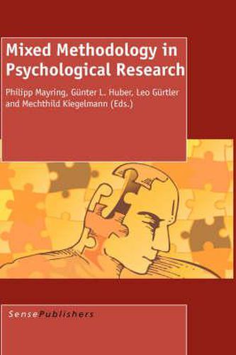 Cover image for Mixed Methodology in Psychological Research