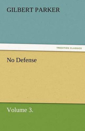 Cover image for No Defense, Volume 3.