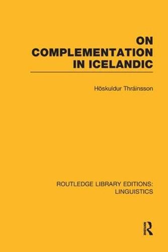 Cover image for On Complementation in Icelandic