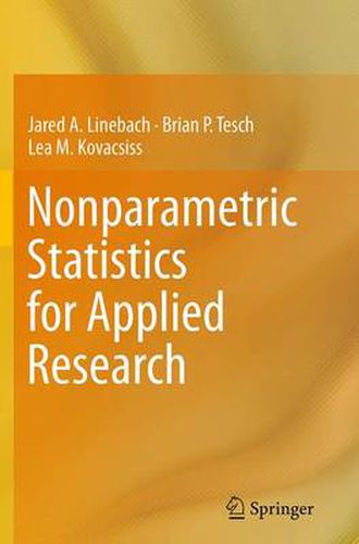 Cover image for Nonparametric Statistics for Applied Research