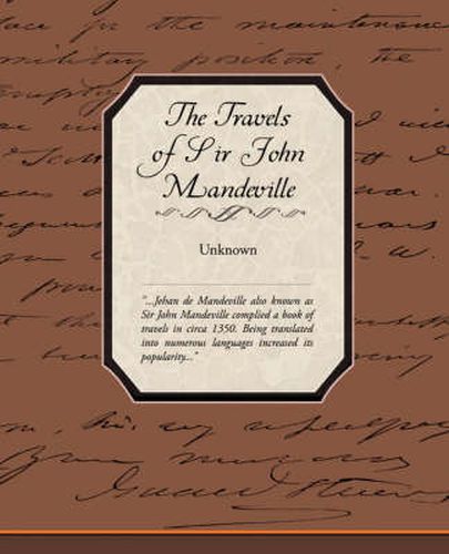 Cover image for The Travels of Sir John Mandeville