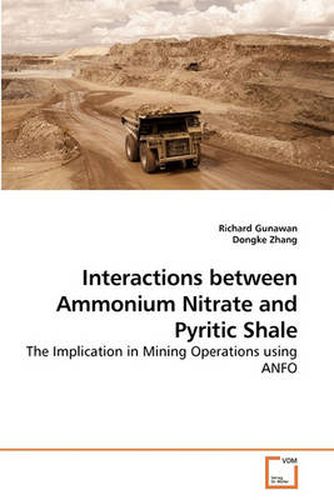 Cover image for Interactions Between Ammonium Nitrate and Pyritic Shale