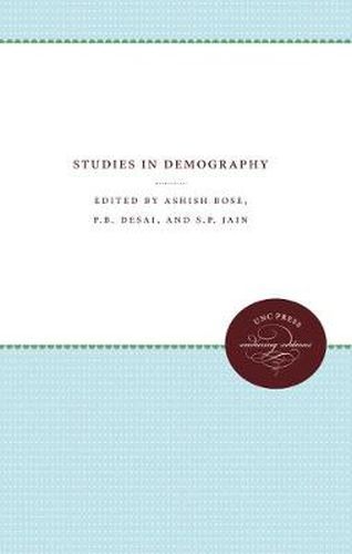 Cover image for Studies in Demography: Essays in Honor of Professor S. Chandrasekhar