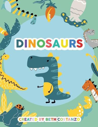 Cover image for Dinosaurs Activity Workbook for Kids 3-6