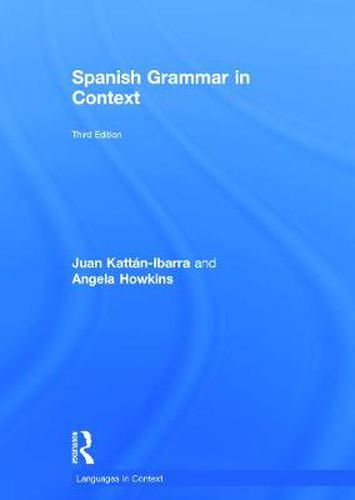 Cover image for Spanish Grammar in Context