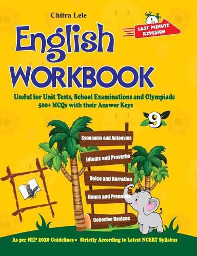 Cover image for English Workbook Class 9: Useful for Unit Tests, School Examinations & Olympiads