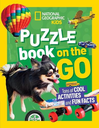 Cover image for National Geographic Kids Puzzle Book: On the Go