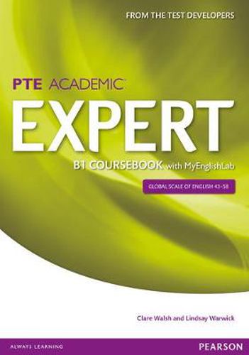 Cover image for Expert Pearson Test of English Academic B1 Coursebook and MyEnglishLab Pack: Industrial Ecology