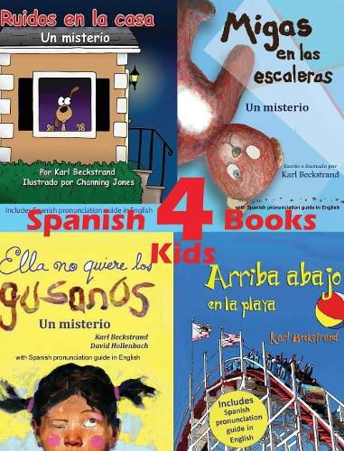 Cover image for 4 Spanish Books for Kids - 4 libros para ninos: With pronunciation guide in English