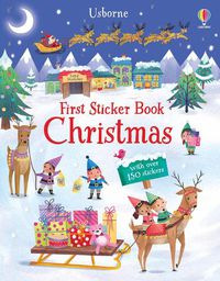 Cover image for First Sticker Book Christmas
