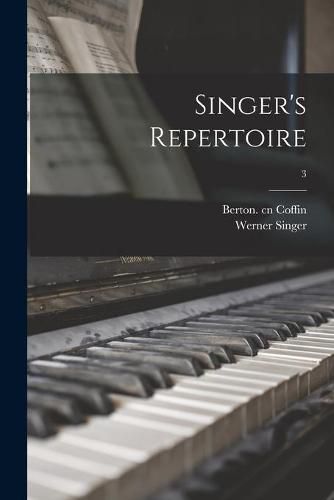 Singer's Repertoire; 3